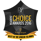P&Y Readers' Choices Awards 2016 Best in the British Virgin Islands Logo